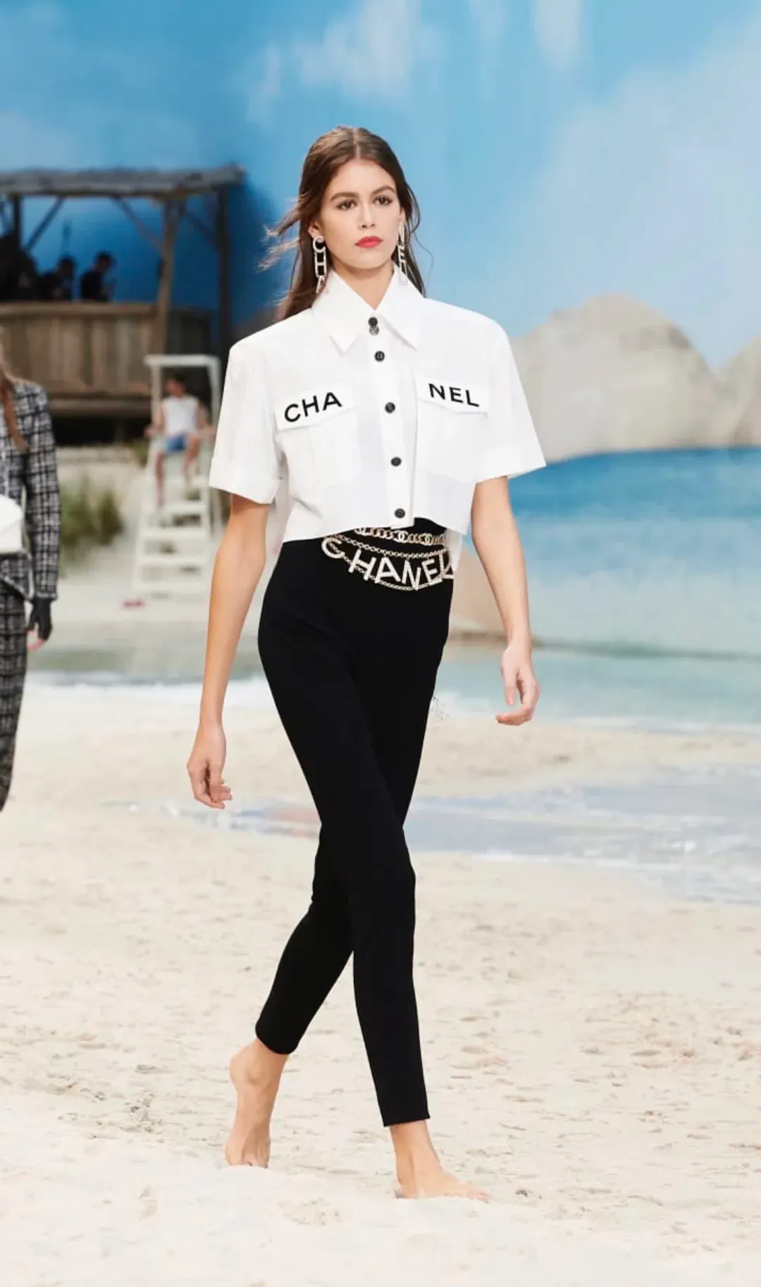 Chanel Logo Chain Belt Gold for rent on The Volte - main image