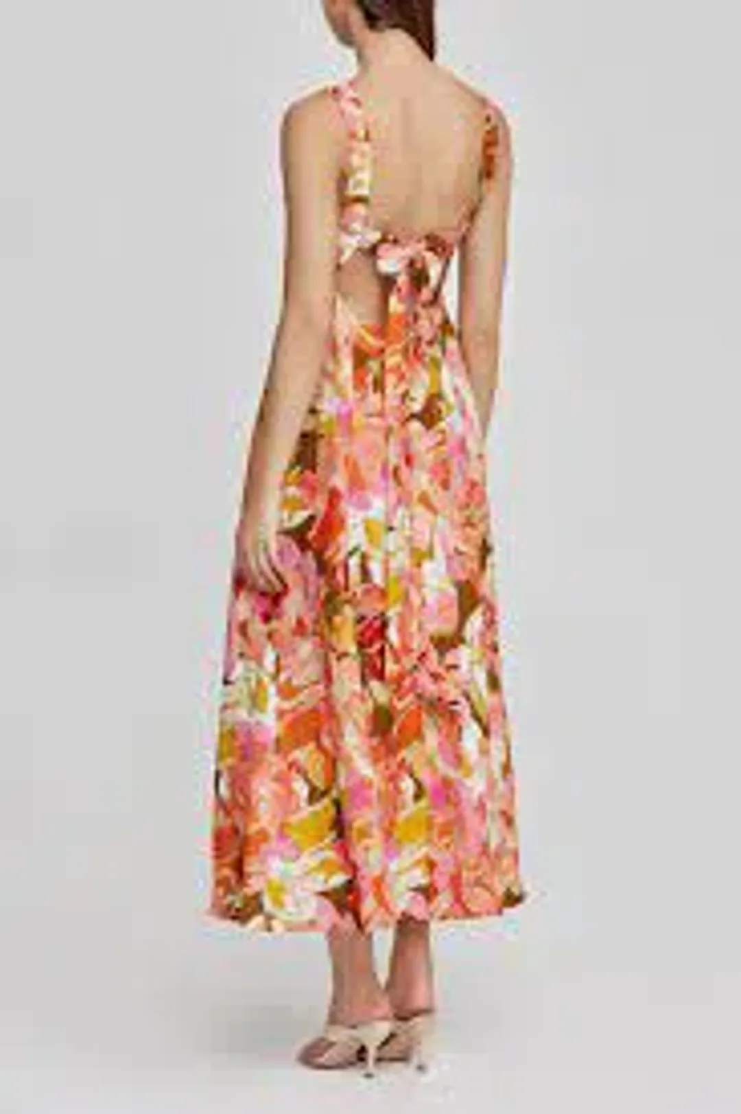 Acler Tate Midi Dress Floral Size 6 for rent on The Volte - main image