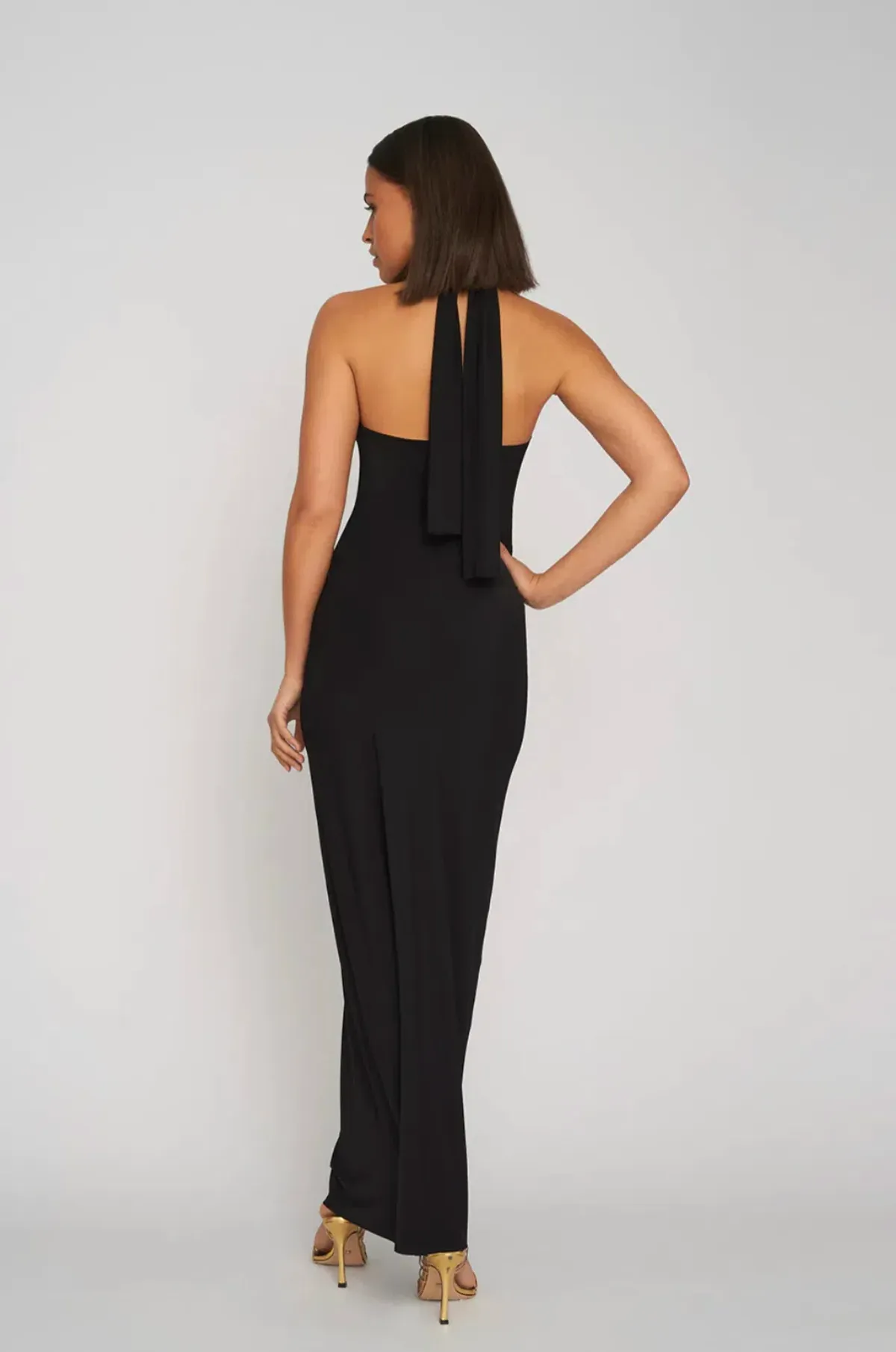 By Johnny Slip Knot Dress Black Size 8 - Image 3