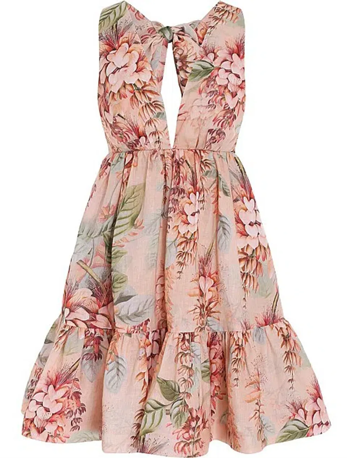 Zimmermann Candescent Plunge Neck Mini Print Size 0 - Image 5