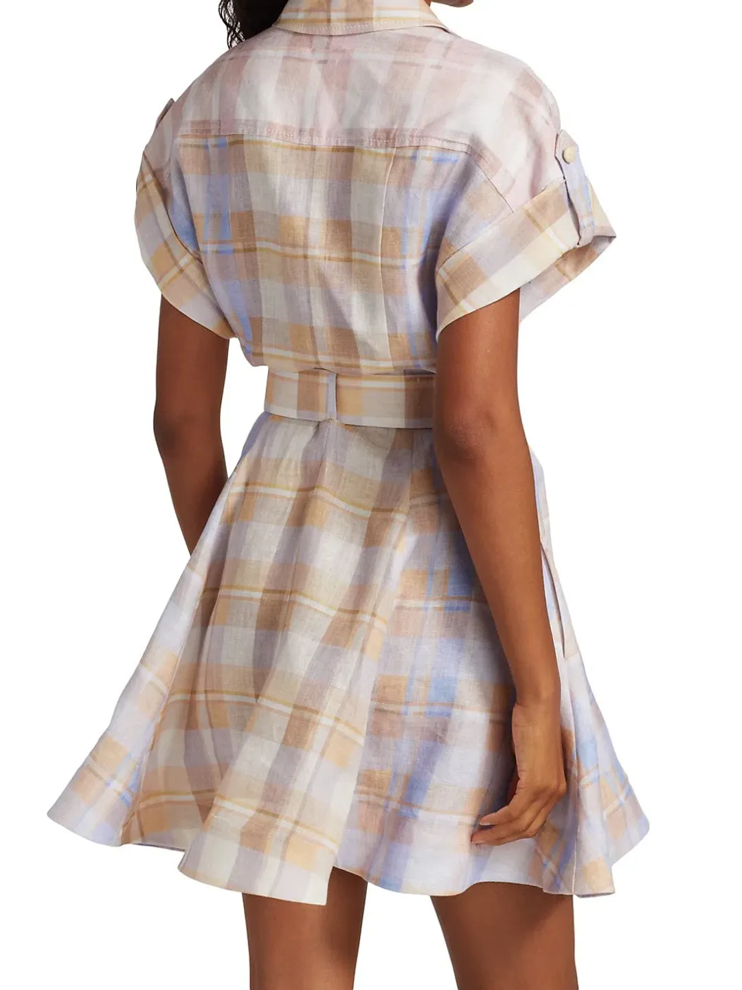 Zimmermann Dancer Spliced Mini Dress Print Size 1 / Au 10 for rent on The Volte - main image