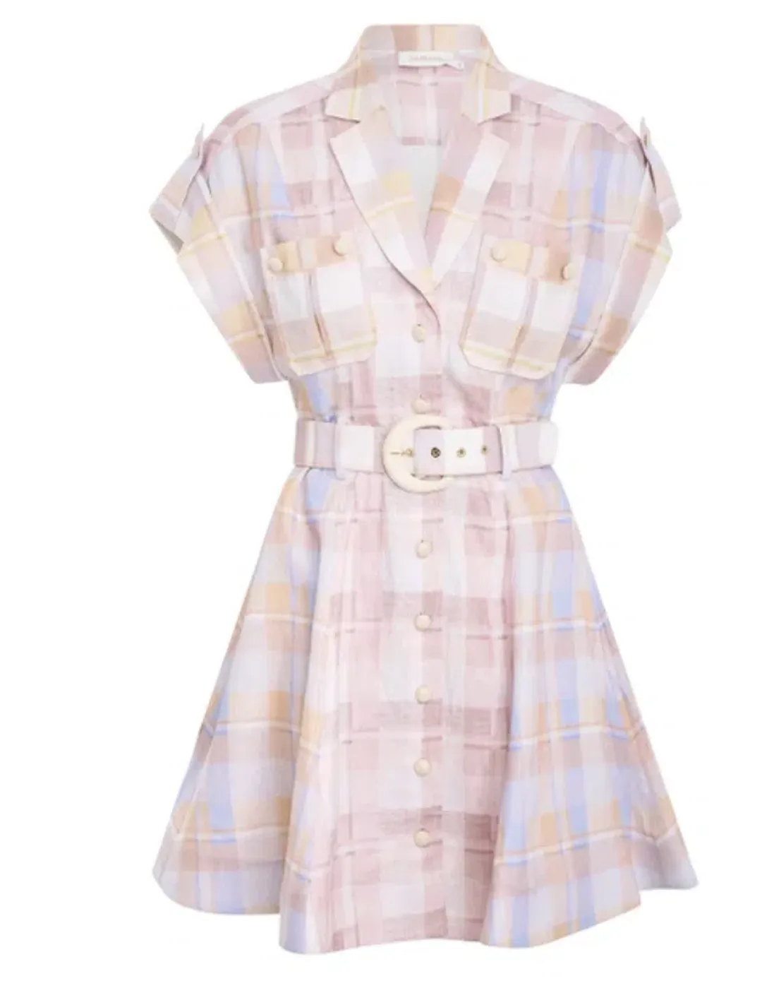 Zimmermann Dancer Spliced Mini Dress Print Size 1 / Au 10 for rent on The Volte - main image