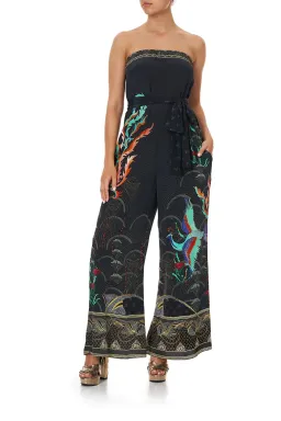 Camilla Wise Wings Tie Waist Strapless Jumpsuit Size S for rent on The Volte - image 4