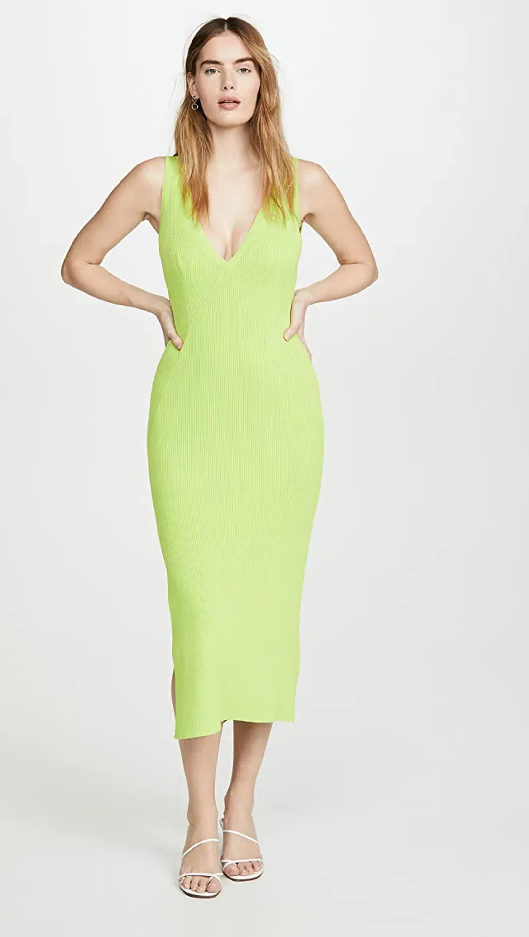 Manning Cartell Insta Beat Knitted Dress Green Size M for rent on The Volte - main image