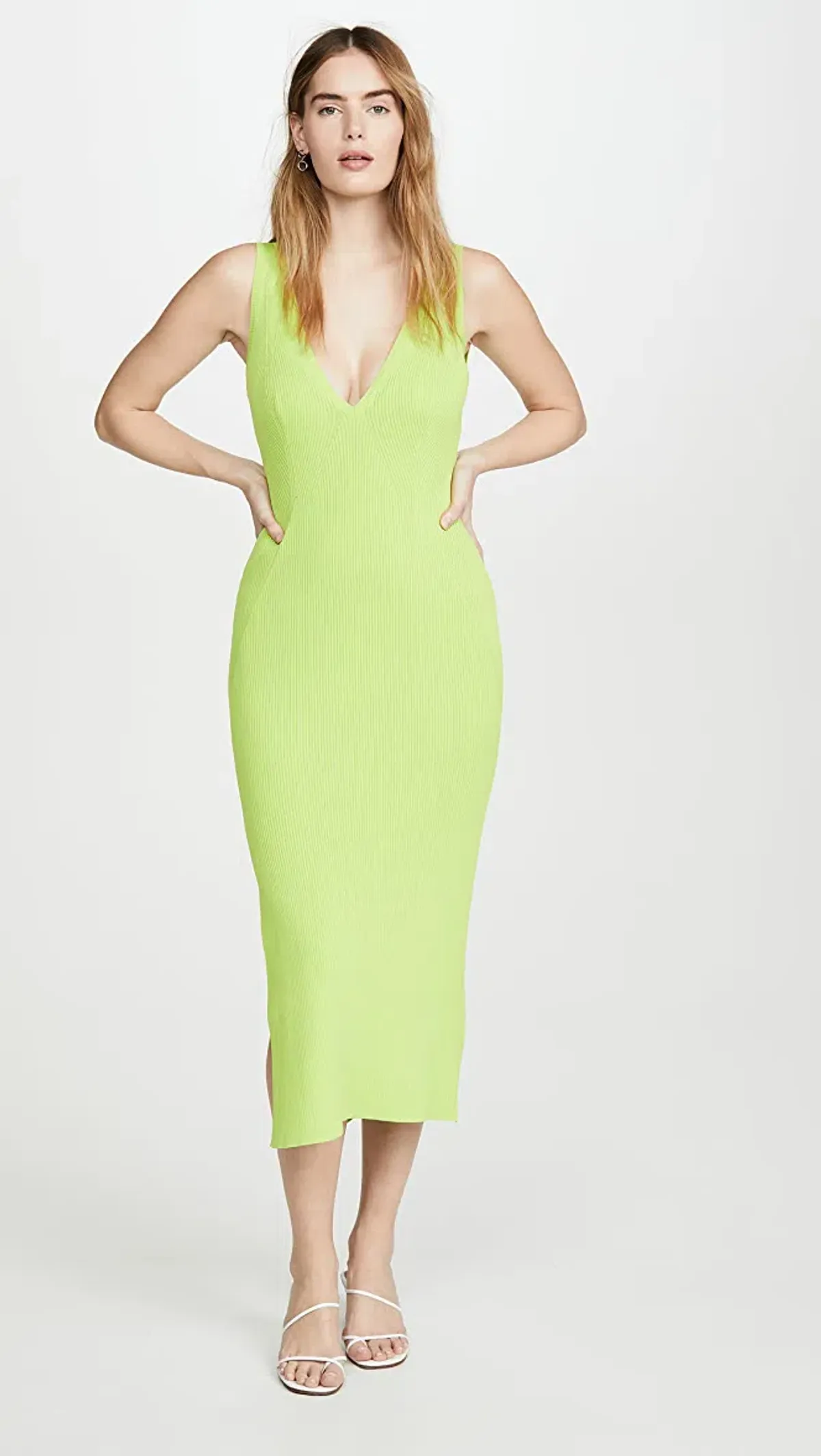 Manning Cartell Insta Beat Knitted Dress Green Size M for rent on The Volte - main image