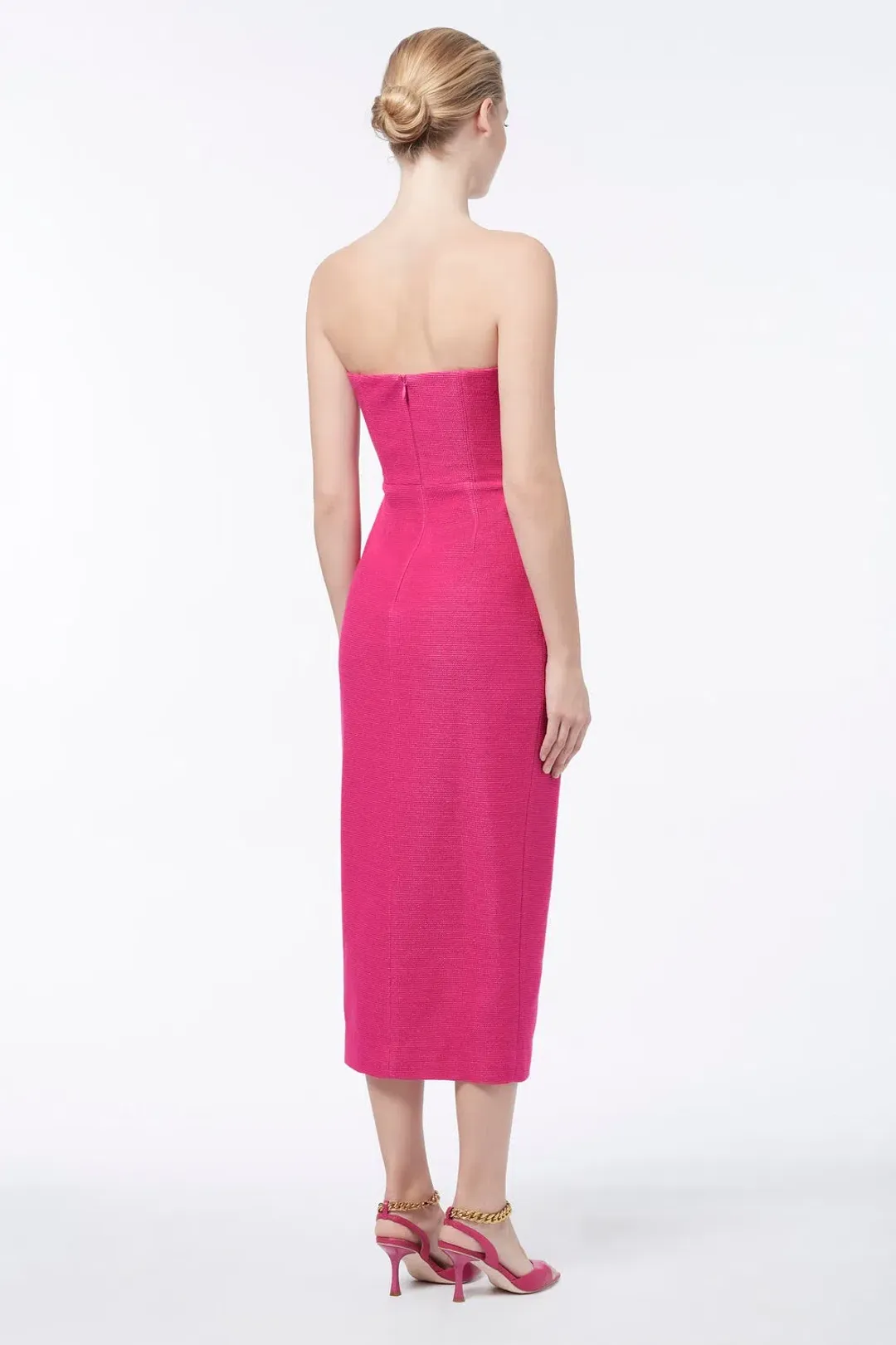 Manning Cartell Electric Avenue Midi Dress Pink Size 8 for rent on The Volte - main image