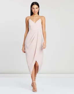 Shona Joy Core Cocktail Dress Blush Size 10 for rent on The Volte - image 1