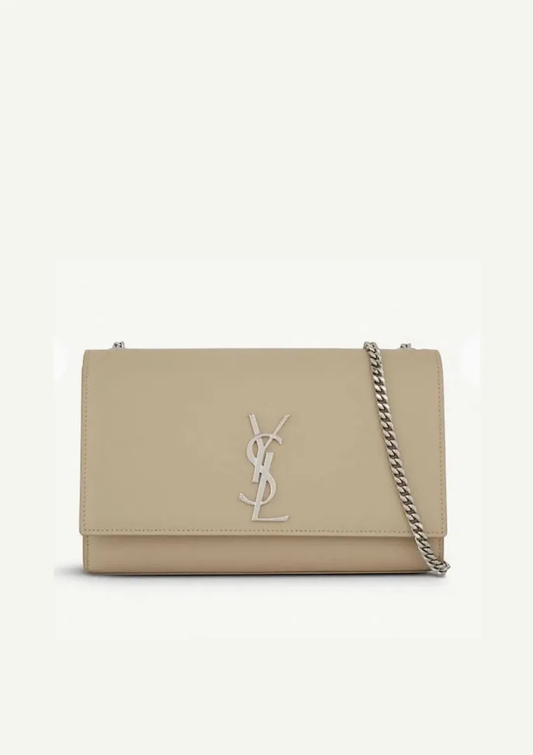 Saint Laurent Kate Monogram Shoulder Bag Nude for rent on The Volte - main image