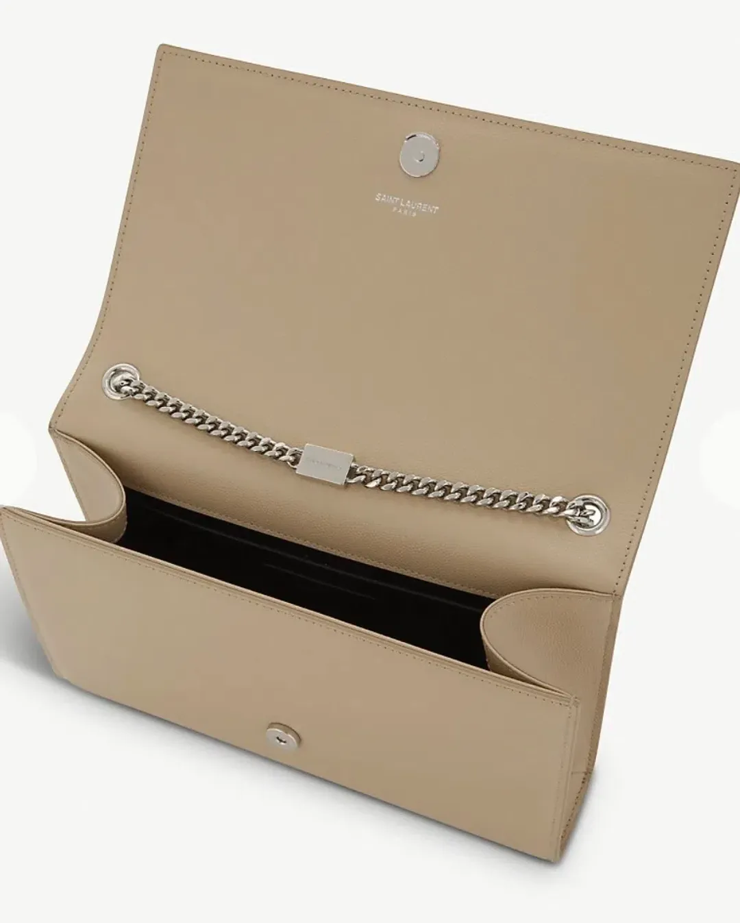 Saint Laurent Kate Monogram Shoulder Bag Nude for rent on The Volte - main image