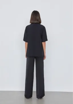 Viktoria and Woods Chorus Shirt Size 1 and Pilot Pants Size 3 Set Black for rent on The Volte - image 2
