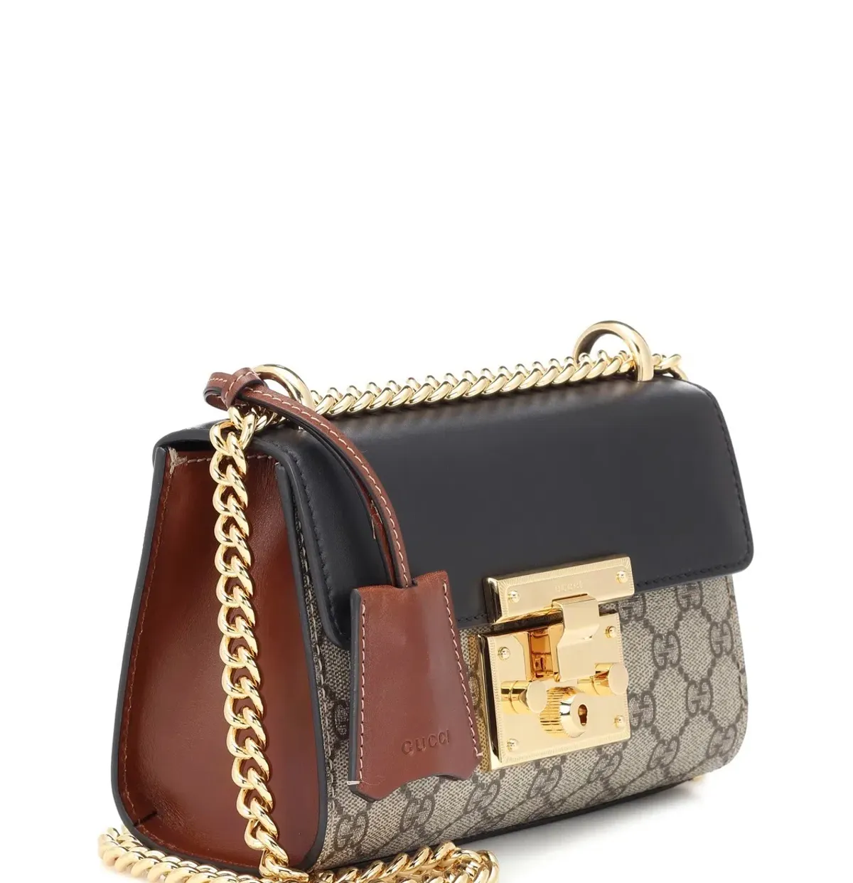 Gucci GG Supreme Padlock Bag Small Beige/Ebony - Image 3