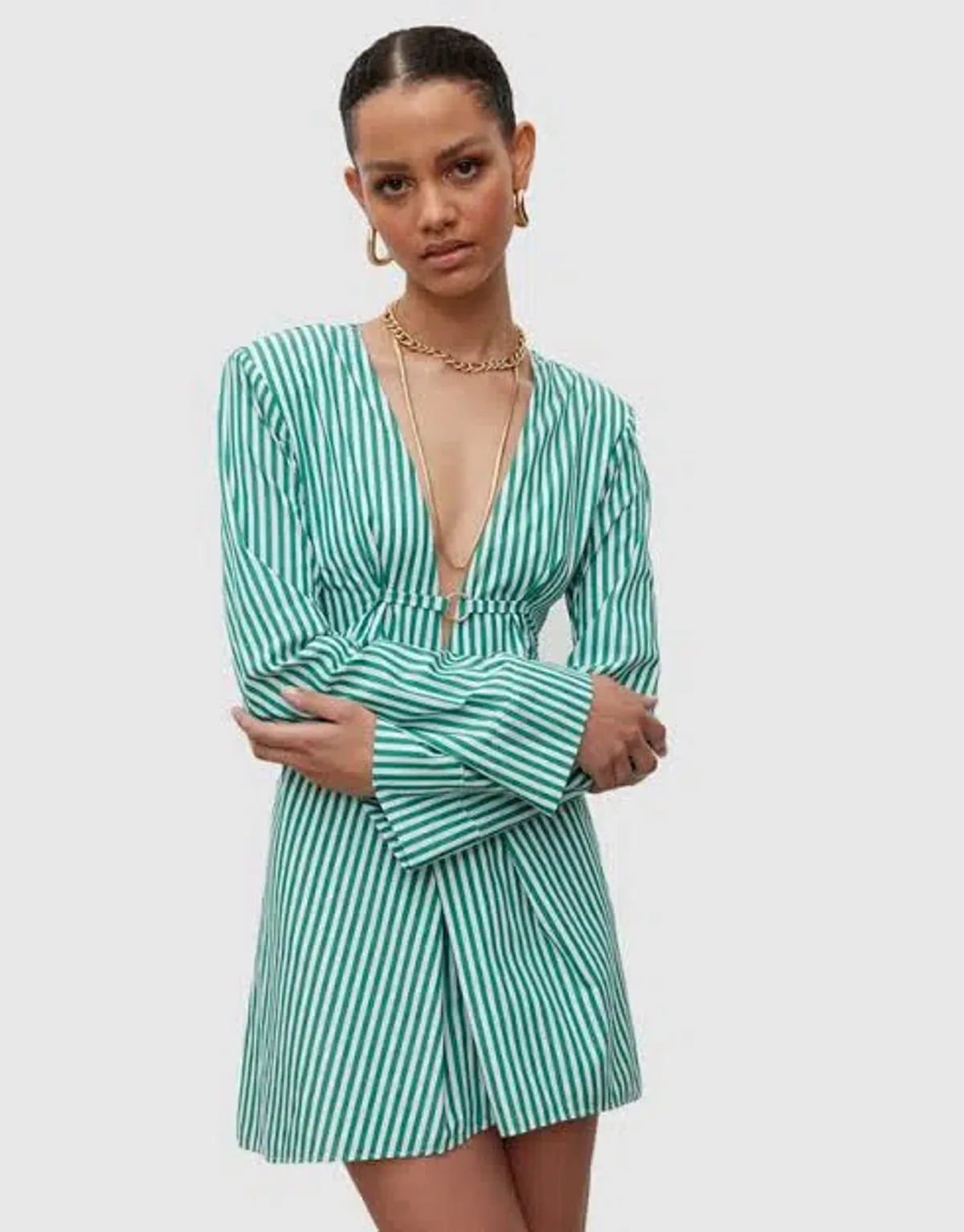 WNTRMSE Devan Dress Green Size 10 - Image 3