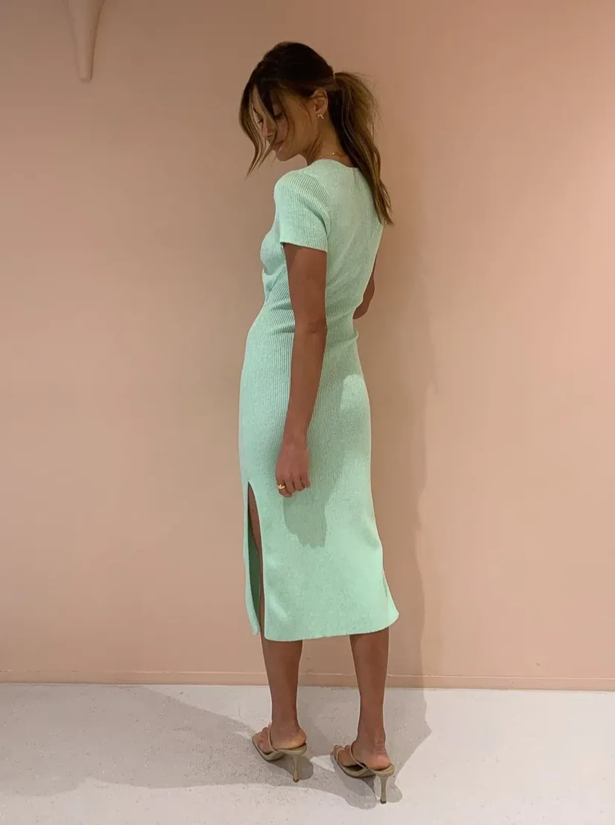 Hansen & Gretel Iggy Dress Green Size 6 - Image 2