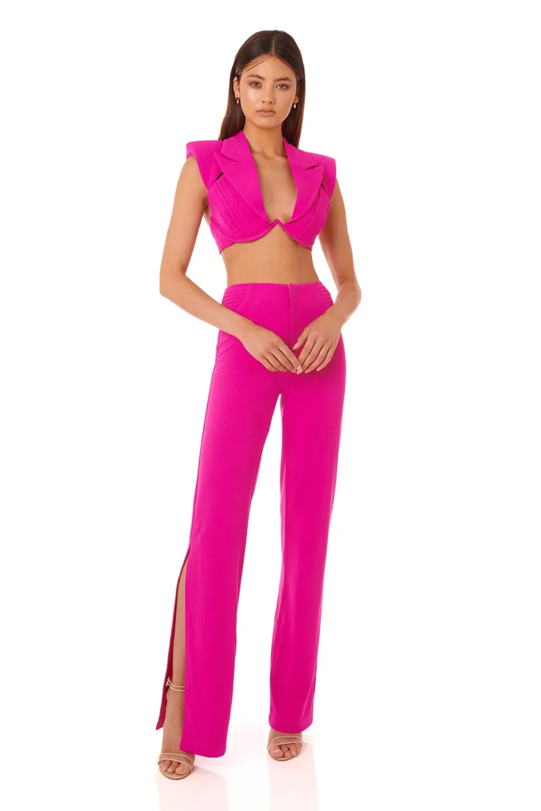Eliya the Label Tyra Top Pink Size 6/XS for rent on The Volte - main image