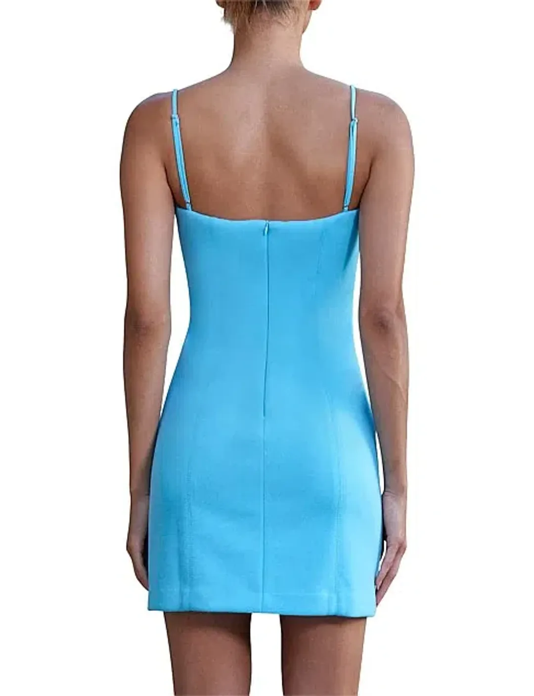 Misha Brixton Mini Dress Blue Size 6 for rent on The Volte - main image