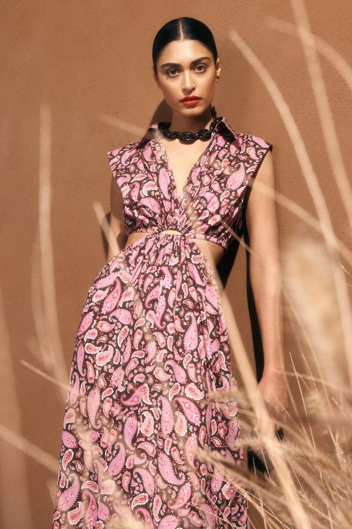 Scanlan Theodore Cotton Paisley Ring Dress Print Size 8 - Image 5