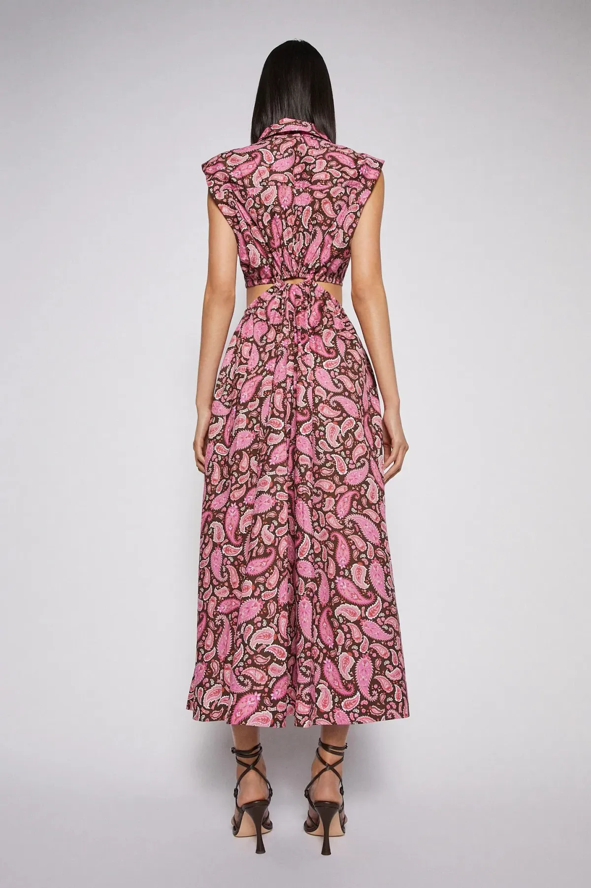 Scanlan Theodore Cotton Paisley Ring Dress Print Size 8 - Image 3