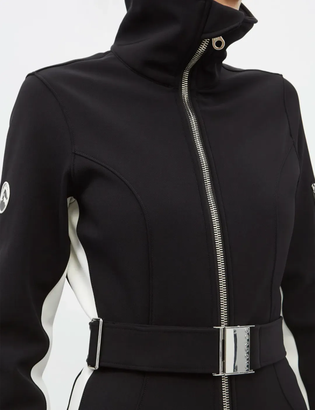 Cordova Striped Signature Ski Suit Onyx Size 8 for rent on The Volte - main image