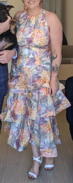 Sheike Imperial Floral Dress Print Size 12 for rent on The Volte - image 5