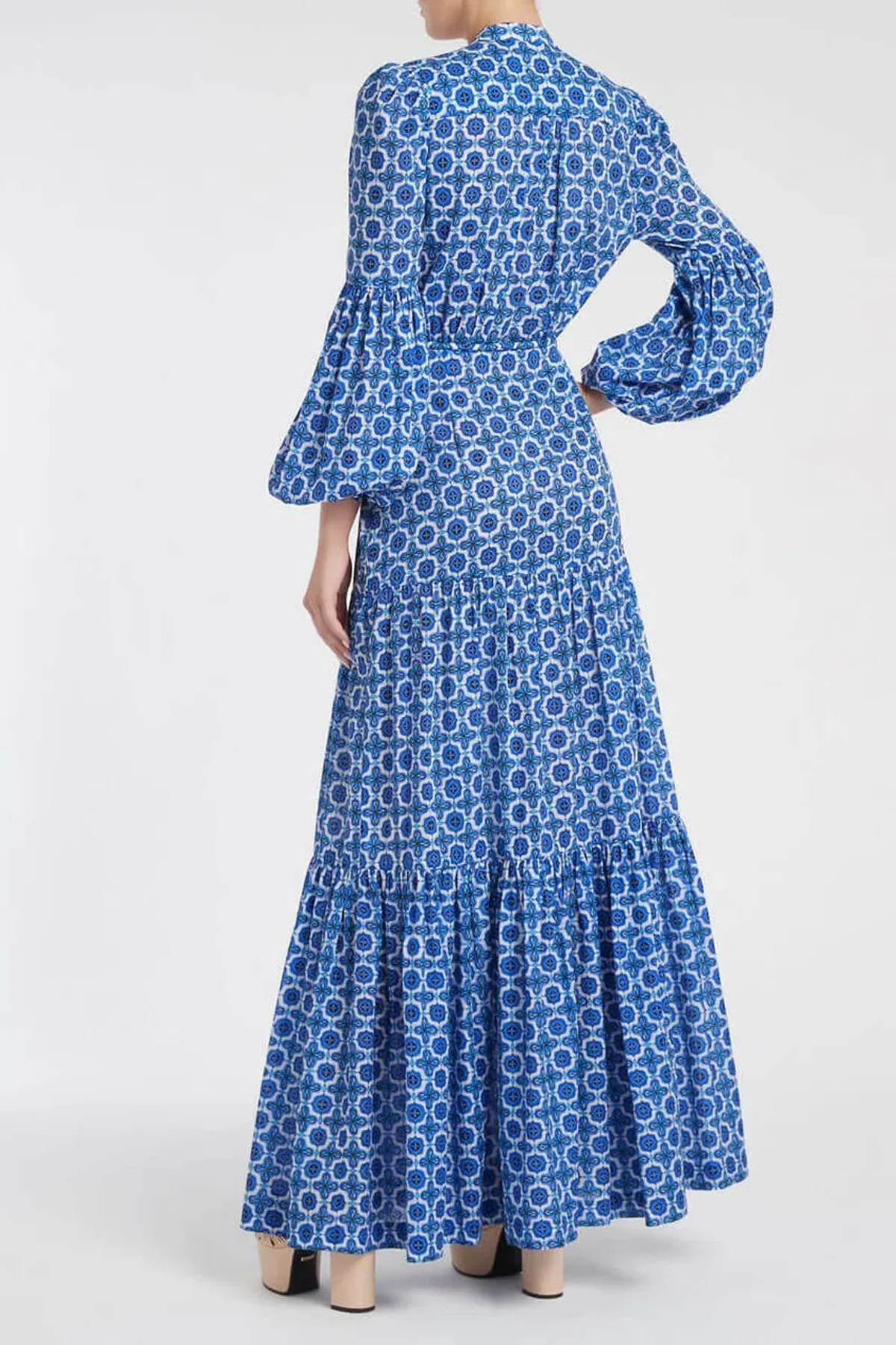 Rebecca Vallance Santorini Kaftan Print Size 10 - Image 2