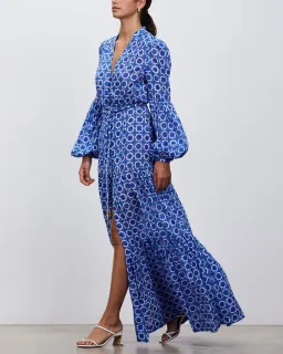 Rebecca Vallance Santorini Kaftan Print Size 10 for rent on The Volte - image 3