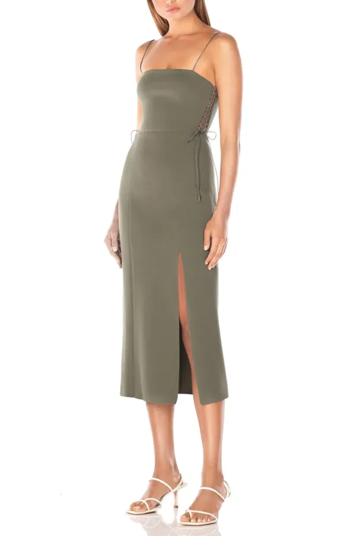 Misha Desiree Dress Green Size 10 - Image 1