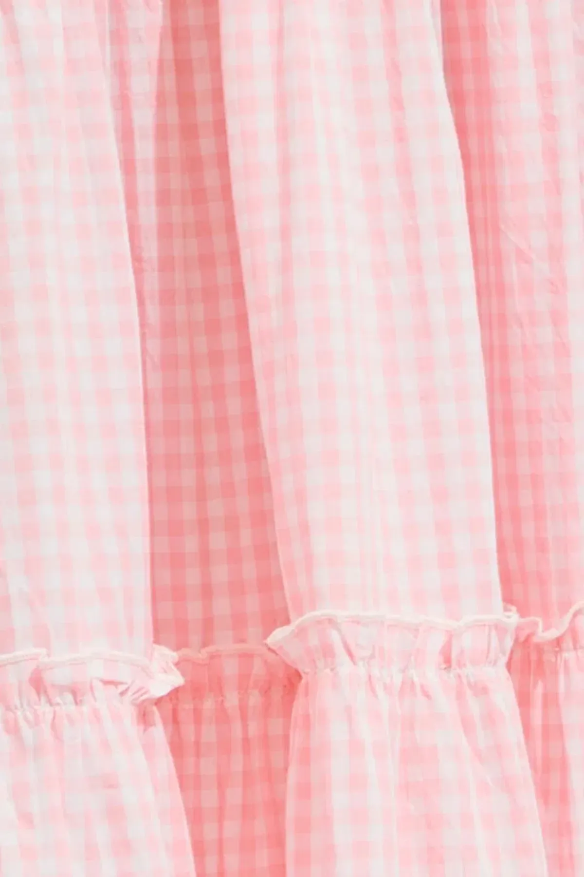 Steele Lyla Dress in Blush Check Print Size M - Image 5