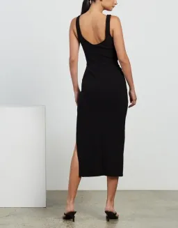 Bec & Bridge Joelle Midi Dress in Black Size 8 for rent on The Volte - image 3