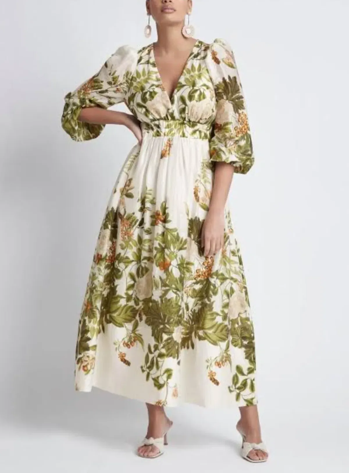 Sheike Garden of Eden Maxi Dress Print Size 14 - Image 1