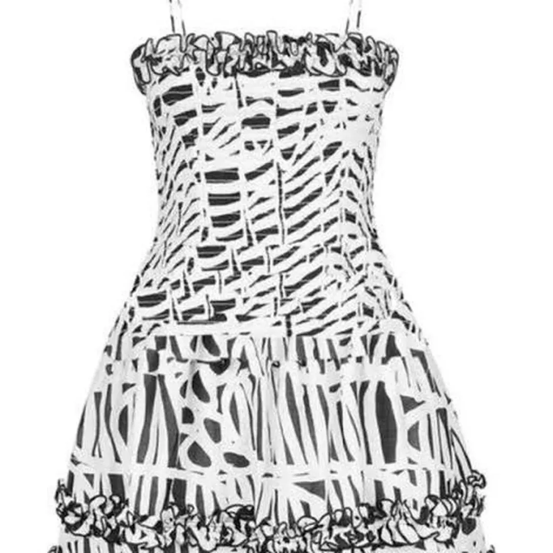 Aje Tribola Dress Print Size 10 for rent on The Volte - main image