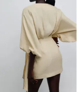 Significant Other Kenna Dress Beige Size 14 for rent on The Volte - image 2