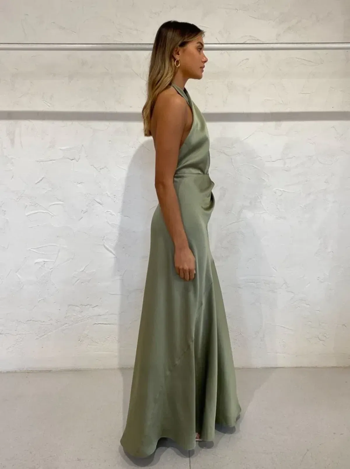 One Fell Swoop Zion Maxi Dress in Serpent Green Size 6 - Image 4