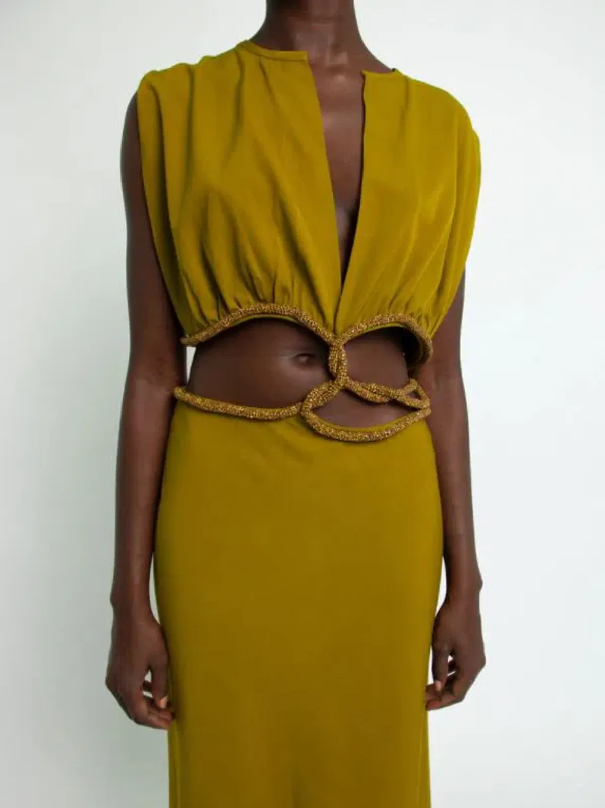 Christopher Esber Crystal Interweave Dress Size 8 - Image 3