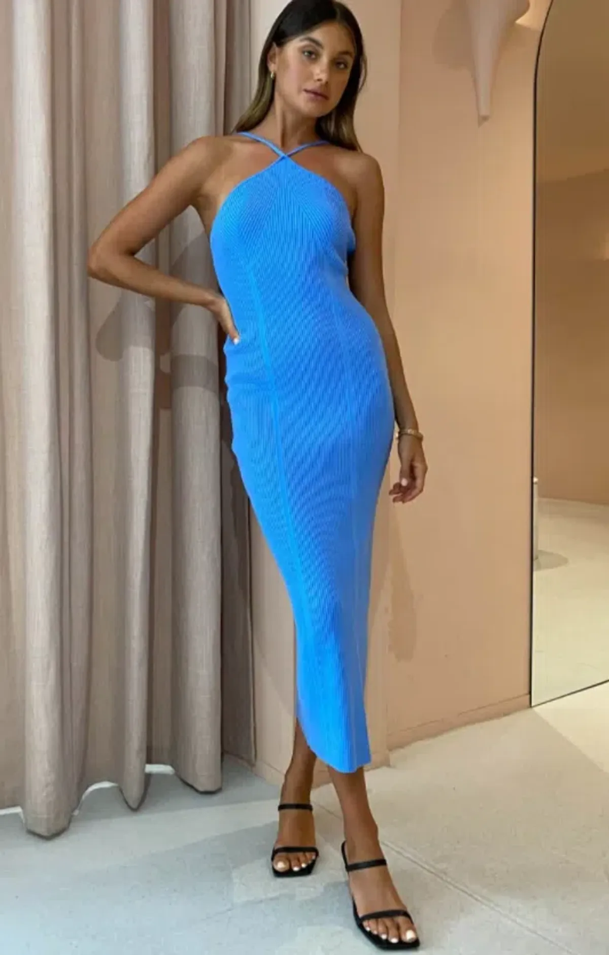 ANNA QUAN KEELEY DRESS IN IRIS for rent on The Volte - main image