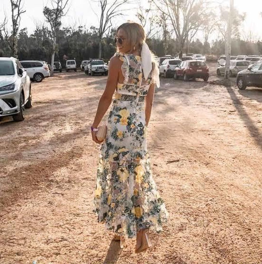 Alice McCall Oh So Lovely Midi Dress Floral Size 10 for rent on The Volte - main image