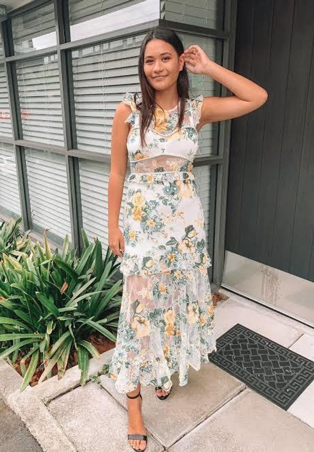 Alice McCall Oh So Lovely Midi Dress Floral Size 10 for rent on The Volte - main image