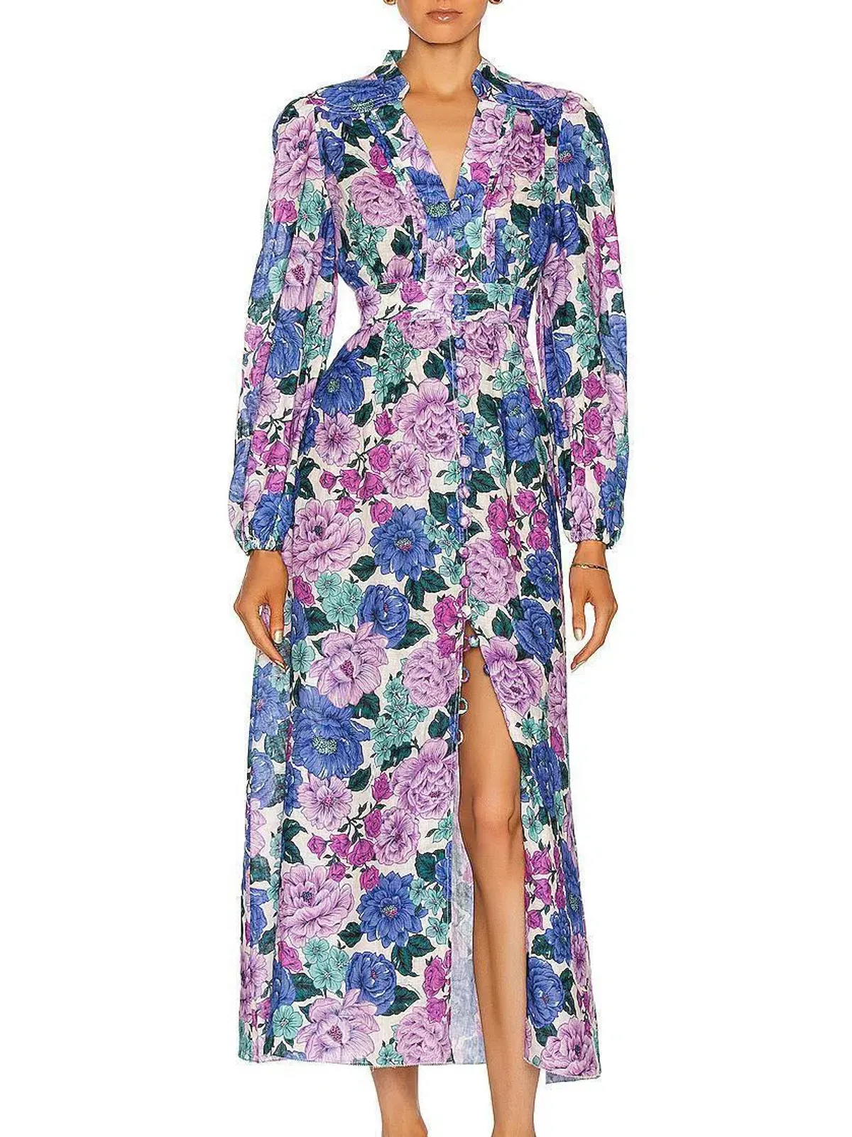 Zimmermann Poppy Plunge Midi for rent on The Volte - main image