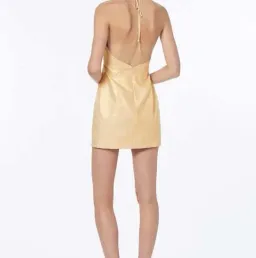Manning Cartell Beyond Codes Mini Dress Gold Size 6 for rent on The Volte - image 2