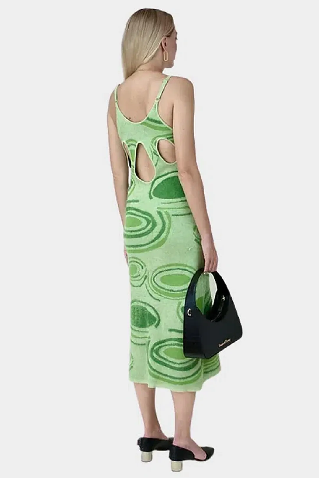 House of Sunny Hockney Dress Green Size 6 for rent on The Volte - main image