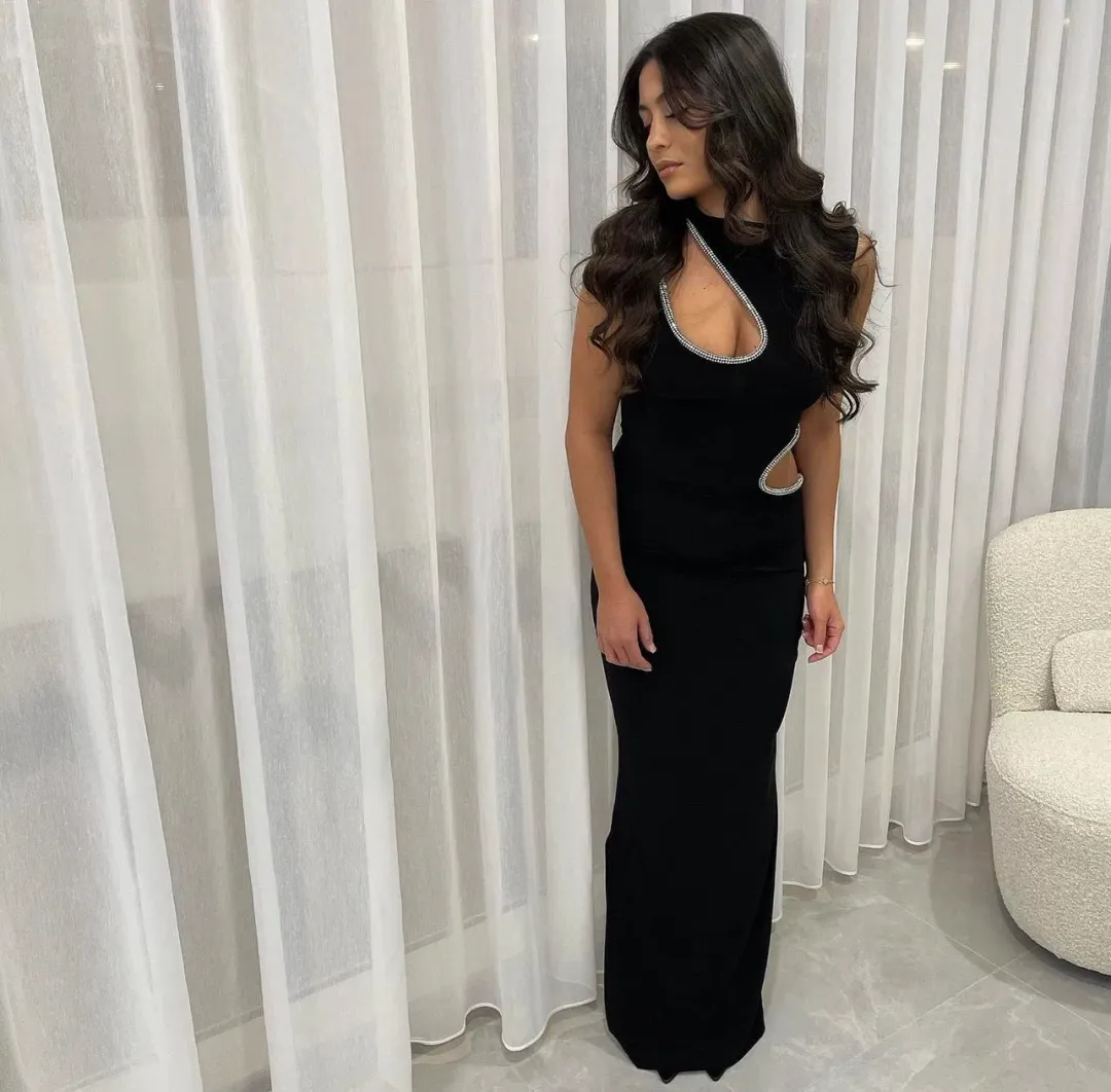Ivona Skelo Vivia Dress Black Size S for rent on The Volte - main image