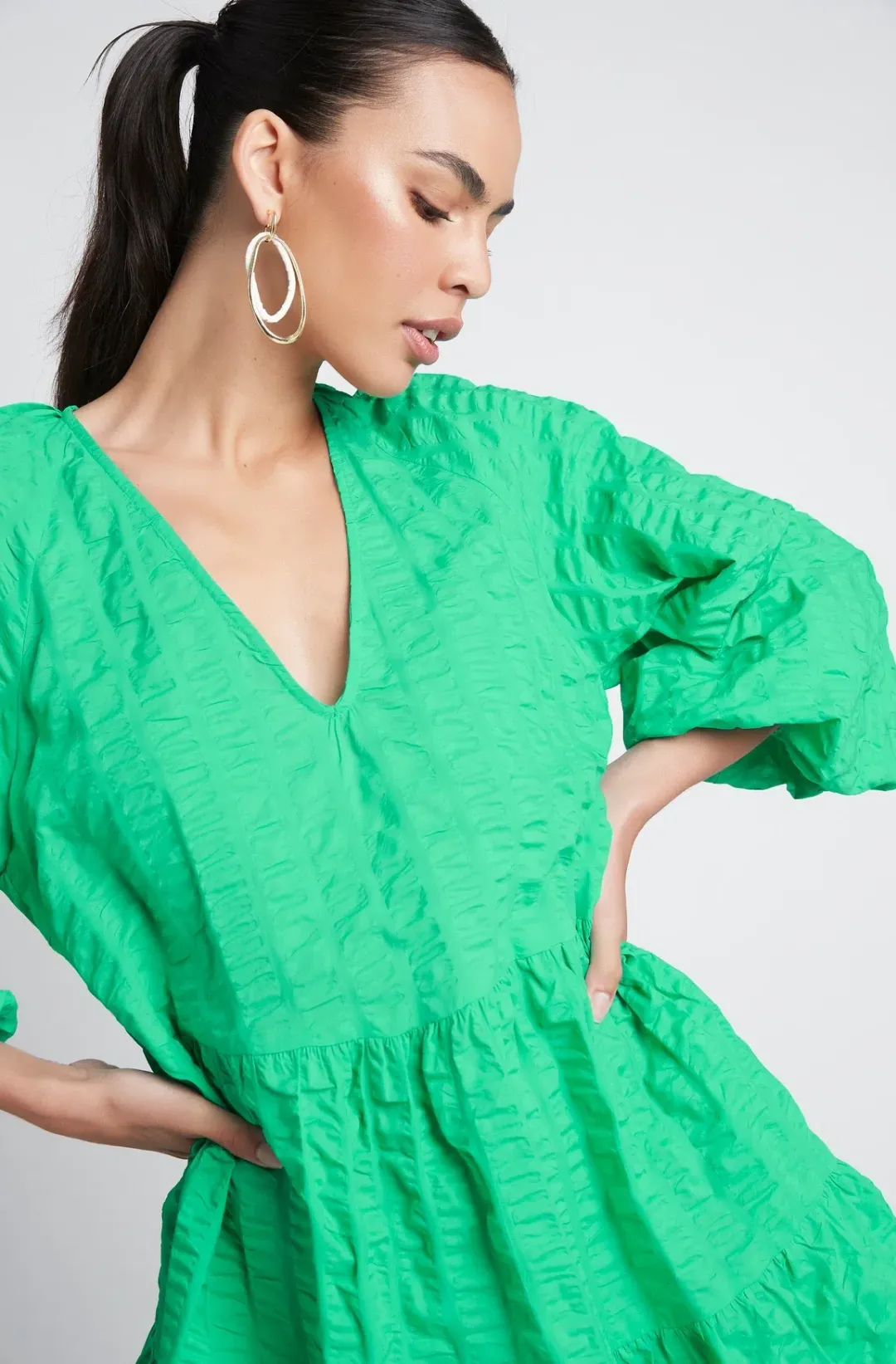 Sheike Eden Dress Green Size 8 for rent on The Volte - main image