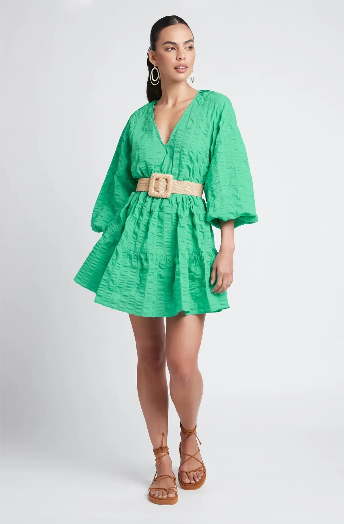Sheike Eden Dress Green Size 8 - Image 3