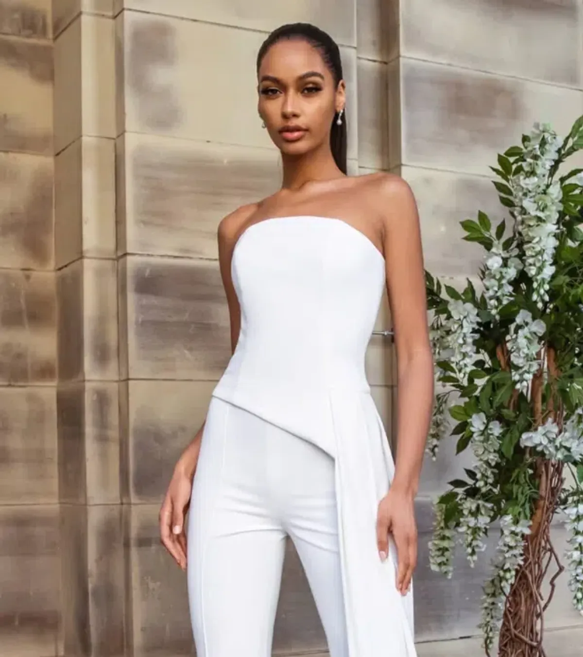Nadine Merabi Faye Top White Size 12 - Image 2