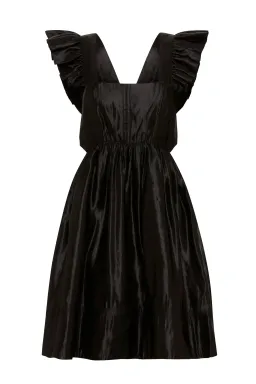 Aje Gazelle Mini Dress Black Size 8 for rent on The Volte - image 5