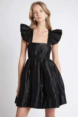 Aje Gazelle Mini Dress Black Size 8 for rent on The Volte - image 3