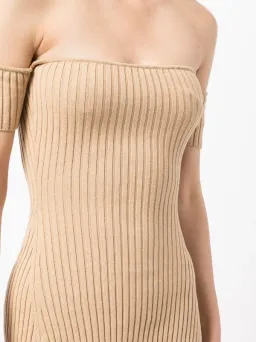 Anna Quan Candice Mini Dress Chai Brown Size 6 for rent on The Volte - image 4