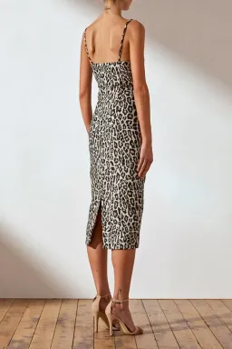Shona Joy Leopard Dress Print Size 8 for rent on The Volte - image 3