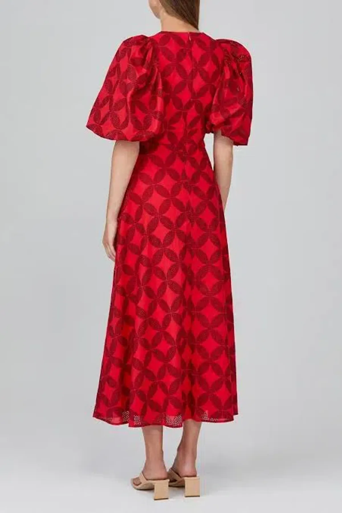 Acler Hamilton Dress Red Size 14 - Image 3