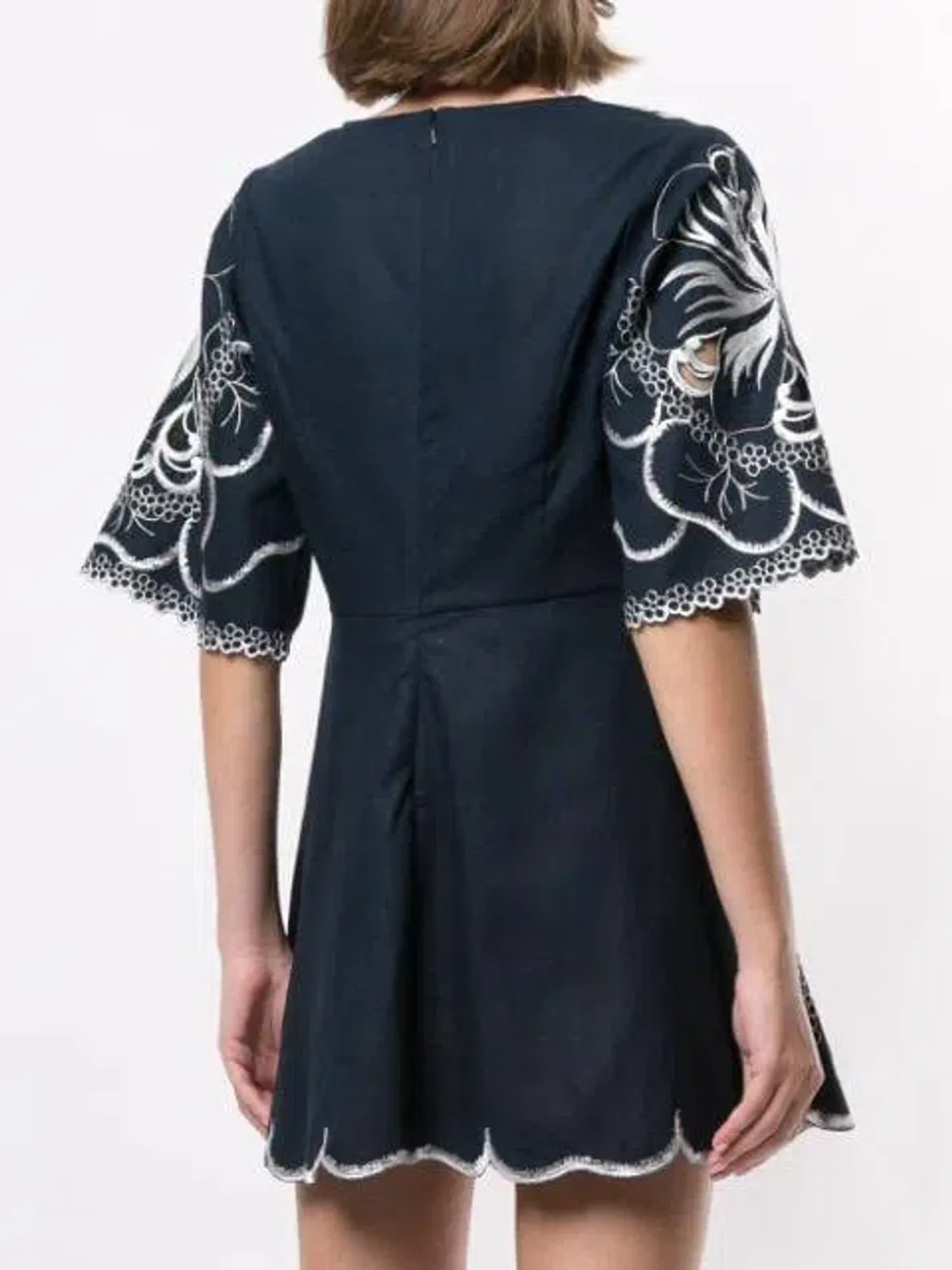Alice McCall Dissolving Hearts Mini Dress Navy Size 10 - Image 5