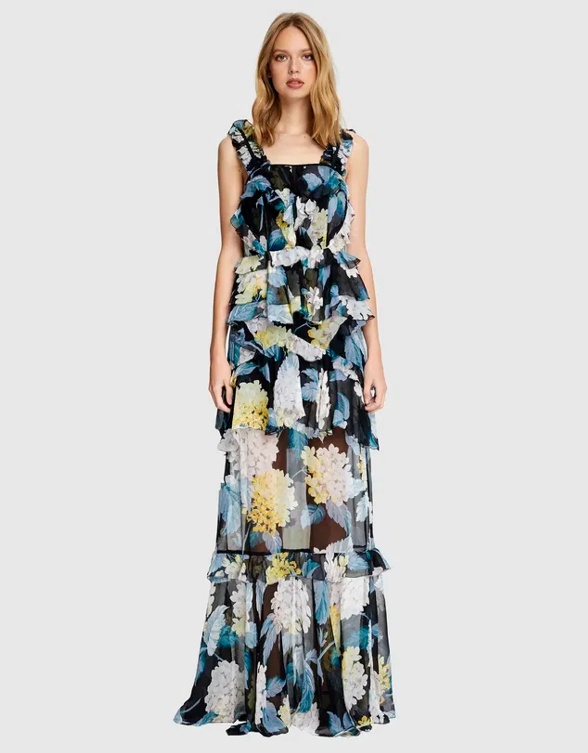 Alice McCall Wild Gown Floral Print Size 10 for rent on The Volte - main image